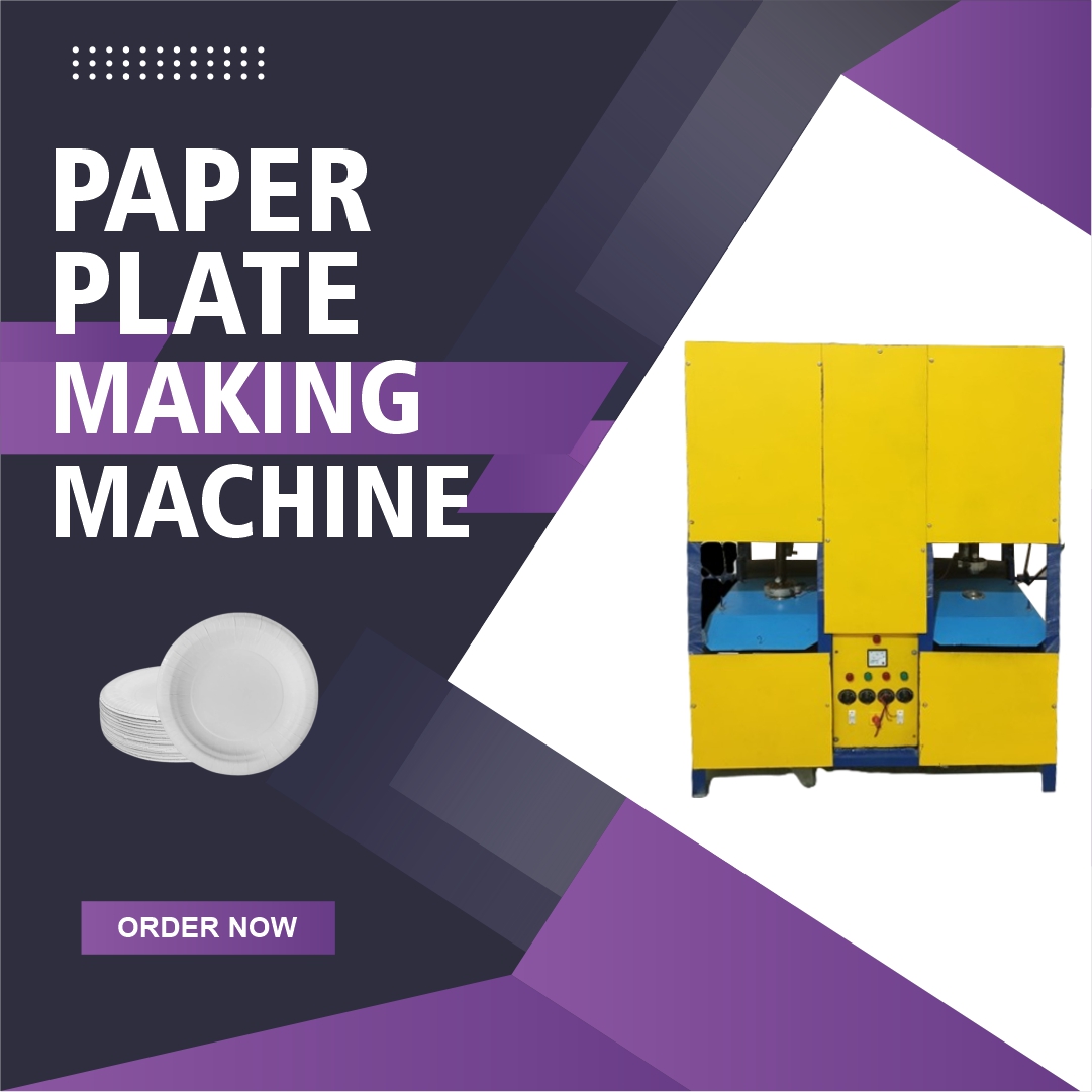 Double Die Paper Plate Machine