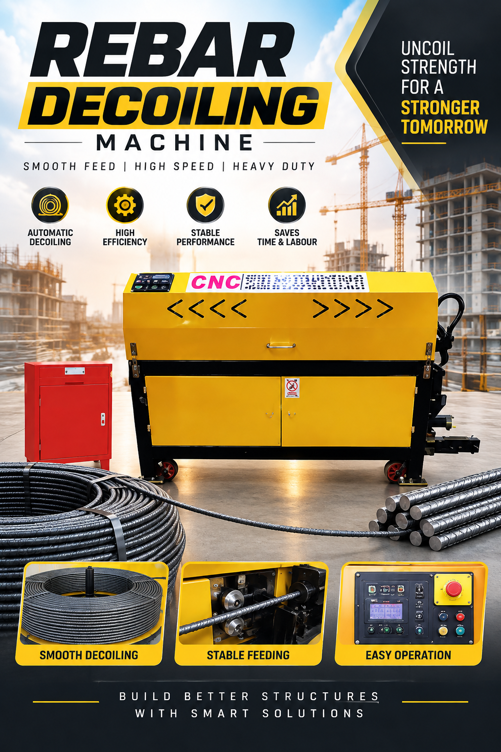 Rebar Decoiling Machine in Bihar